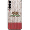 California Flag Dark Wood Galaxy S22 Plus Skin